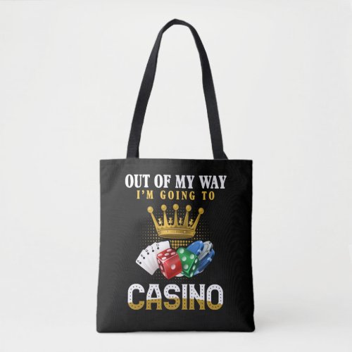 Funny Casino Gambling Poker Jackpot Lover Tote Bag