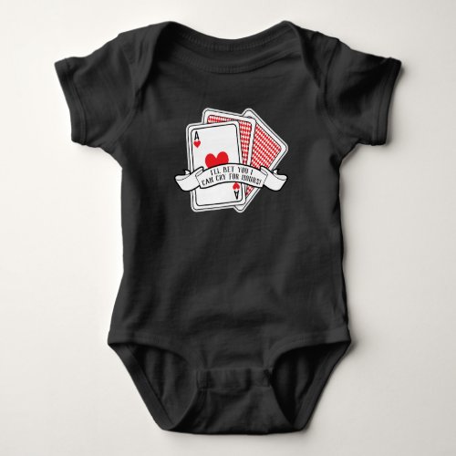 Funny Casino Playing Cards Bodysuit