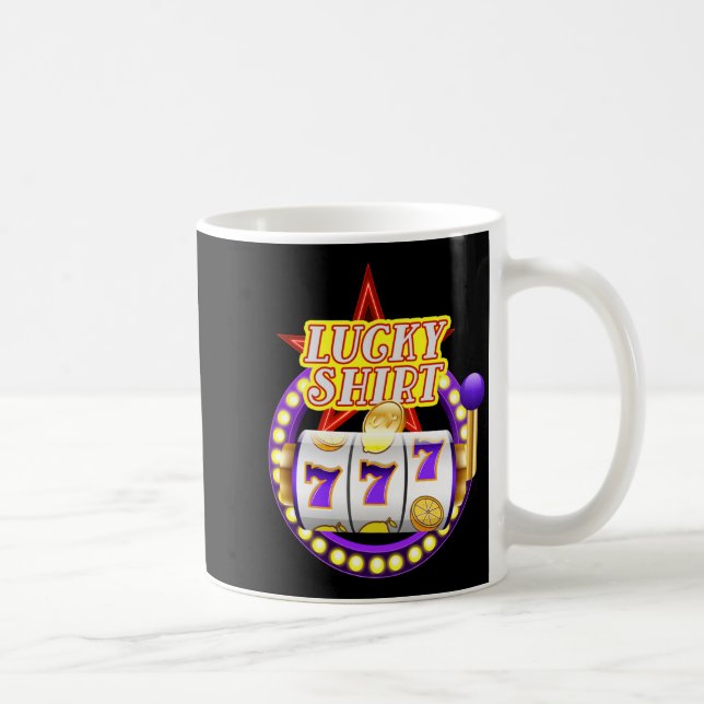Funny Casino Slot Machine Jackt Lucky  Coffee Mug (Right)