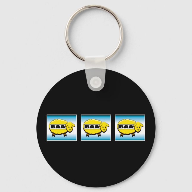 Funny Casino Slot Machine Keychain (Front)