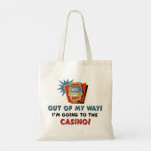 Funny Casino Tote Bag (Back)