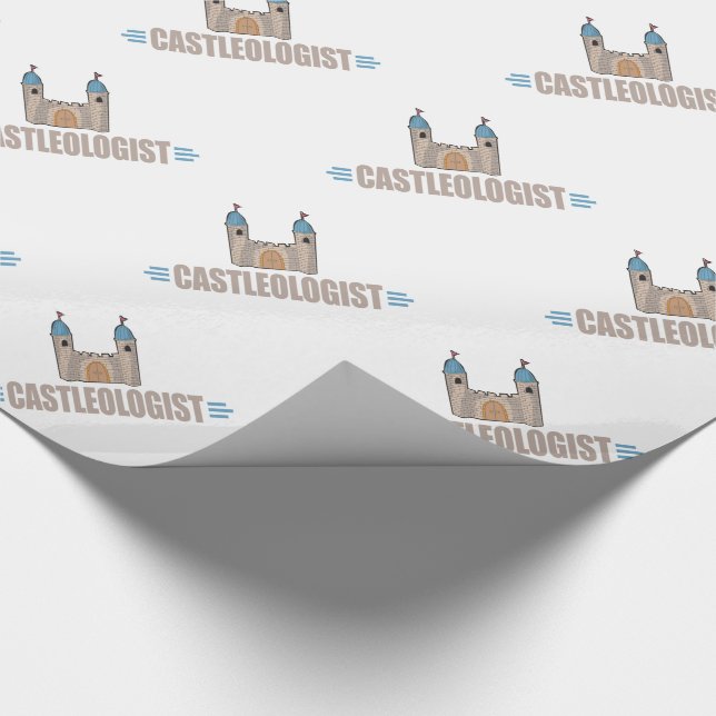 Funny Castle Wrapping Paper (Corner)