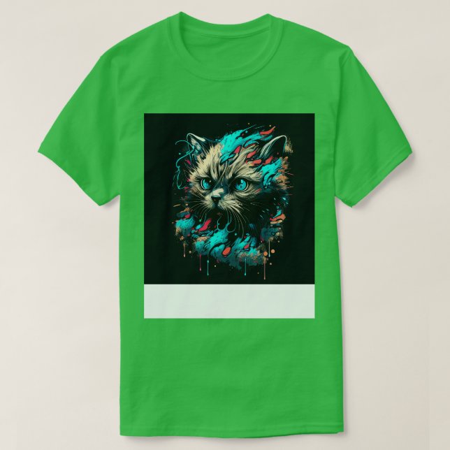 Funny Cat 4 T-Shirt (Design Front)