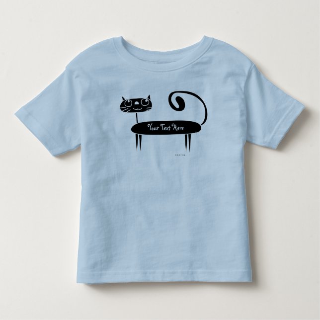 Funny Cat Add Text T-Shirt 3 (Front)
