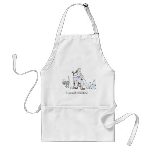 Funny cat apron