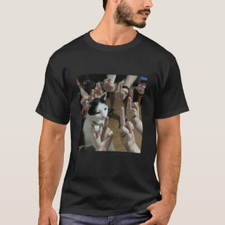 Funny Cat Attitude Unbothered Sarcastic Meme Pet O T-Shirt