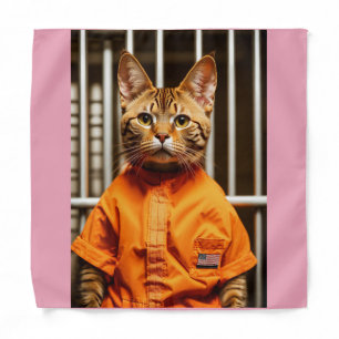 Funny cat bandana