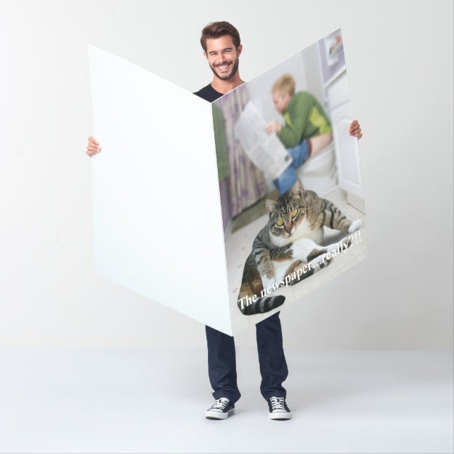 Funny Cat Birthday Card (In Situ)