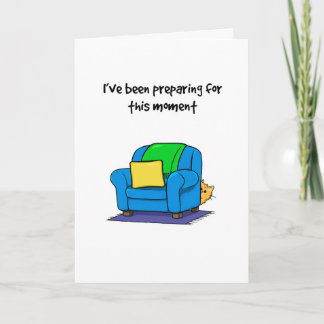 Funny Cat Birthday Card