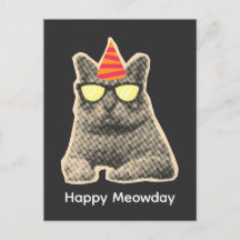 Funny cat birthday