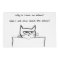 Funny Cat Bowl Placemat - Salmon is Preferred
