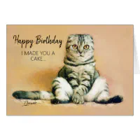 funny happy birthday cat images