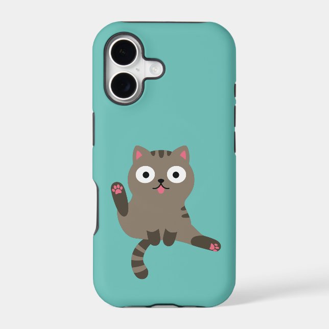 Funny Cat Case-Mate iPhone Case (Back)