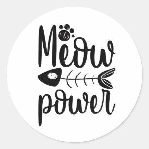 Funny Cat - Cat Nap Kitten Black Cat Kittens Kitty Classic Round Sticker