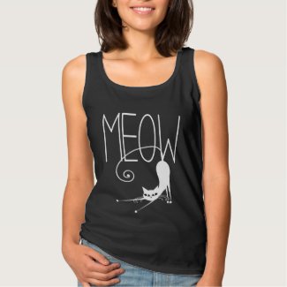 Funny Cat - Cat's Meow Tank Top