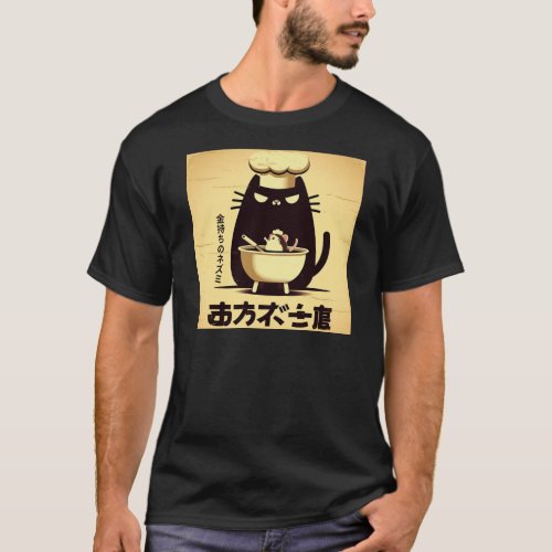 Funny Cat Chef Cooking T_Shirt