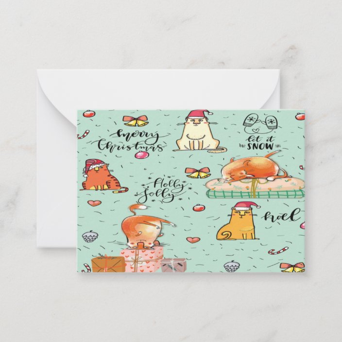 Funny Cat Christmas Cards | Zazzle.com
