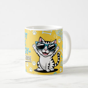 Funny Cat coffee cup Cartoon