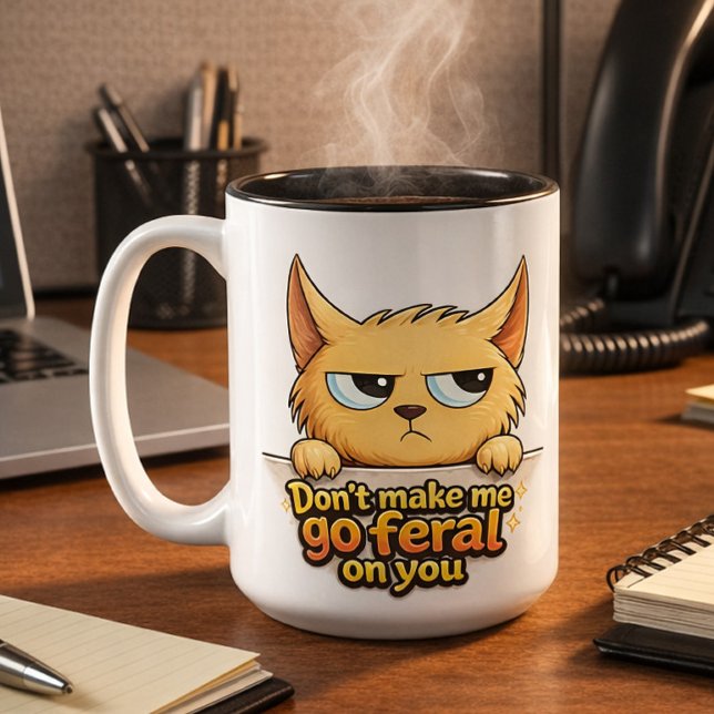 Funny Cat Coffee Mug (Creator Uploaded)