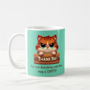 Funny Cat Coffee Mug - Customizable