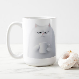 Funny Cat Coffee Mug Gift for Family Friends