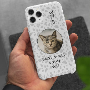 Funny Cat Custom Pet Photo Personalized iPhone 16 Pro Max Case