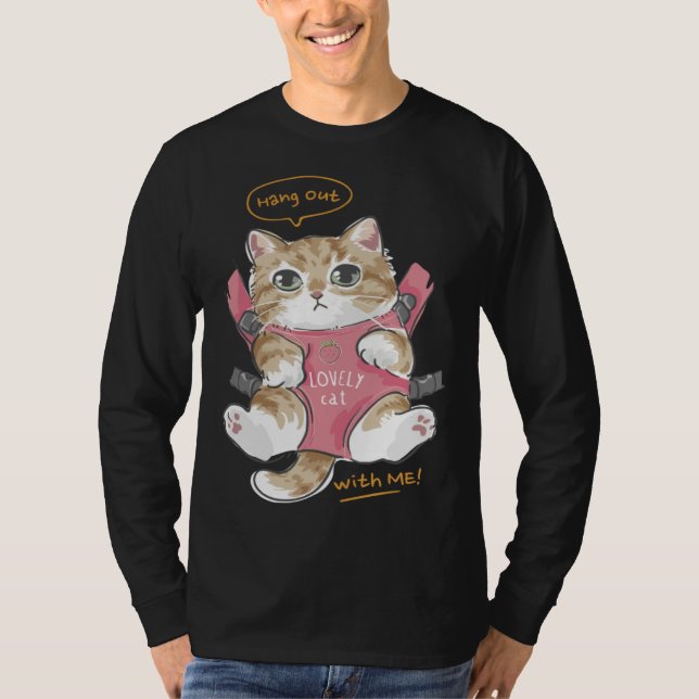Funny Cat Cute Cat Kitten Lover Cat Lover Cat Owne T-Shirt (Front)