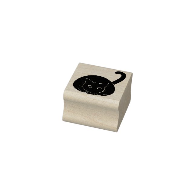 Funny Cat Cute Pet Animal Personal Stationery Kids Rubber Stamp (Stamp)