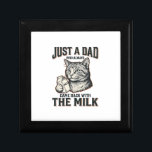 Funny Cat Dad Came Back With The Milk Vintage Shir Gift Box<br><div class="desc">Funny Cat Dad Came Back With The Milk Vintage Shirt</div>