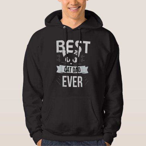 Funny Cat Daddy Best cat dad ever Cool Cat Daddy Hoodie