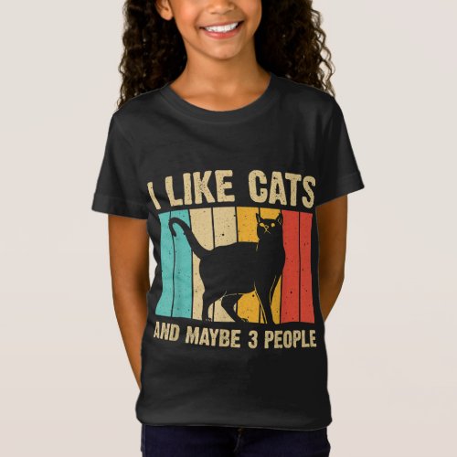 Funny Cat Design Cat Lover For Men Women Animal In T_Shirt