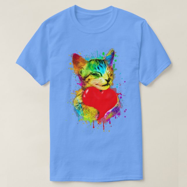 Funny cat design T-Shirt (Design Front)