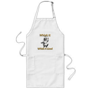 Funny Cat Dressed as a Chef Long Apron