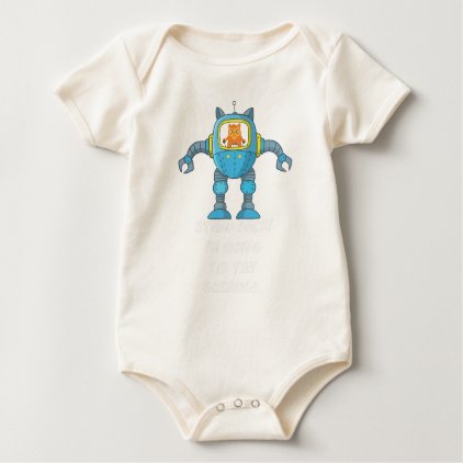 Funny Cat Engineering Scientist Robot Science Baby Bodysuit