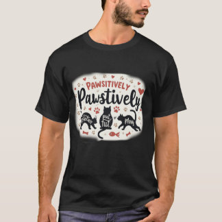 Funny Cat Evolution Silhouette Progression T-Shirt
