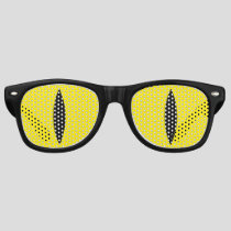 Funny Cat Eyes Glasses (Yellow)