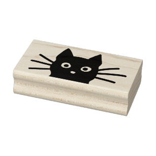 Cat memo stamp, Hanging cat, Cat rubber stamp, Cute rubber stamp