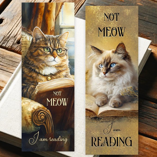 Funny Cat Fine Art Bookmarks (Bookmark featuring fine art paintings of cats with your own (funny or other) texts.)