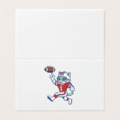 Funny Cat Football Player (Outside Unfolded)