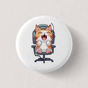 Funny Cat Freak'n Meow Out Button