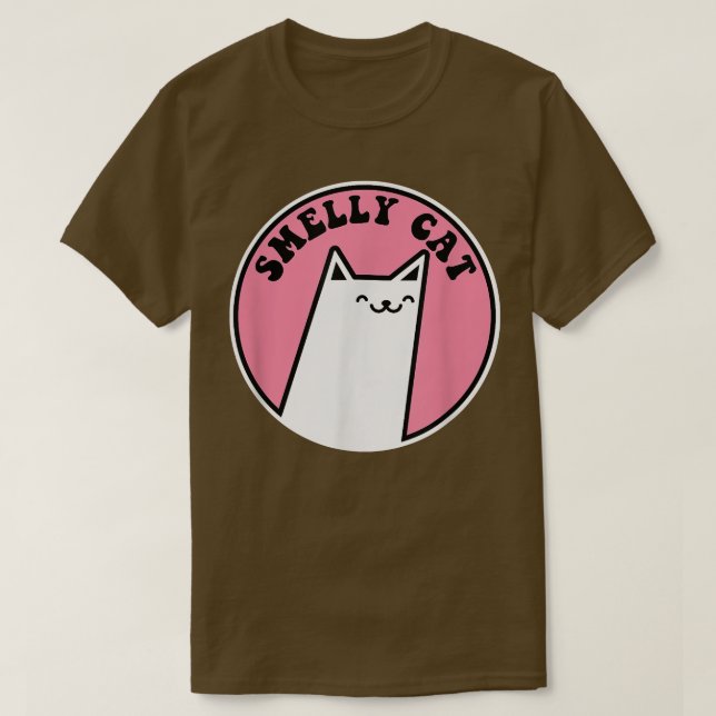 Funny cat friends song SMELLY CATCat Lovers Gift  T-Shirt (Design Front)