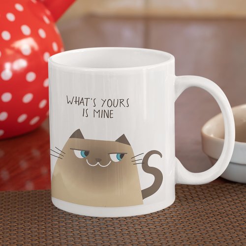 Funny Cat Giant Coffee Mug