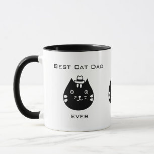 Funny Cat Gifts Best Cat Dad Ever Rude Cat Lovers Mug