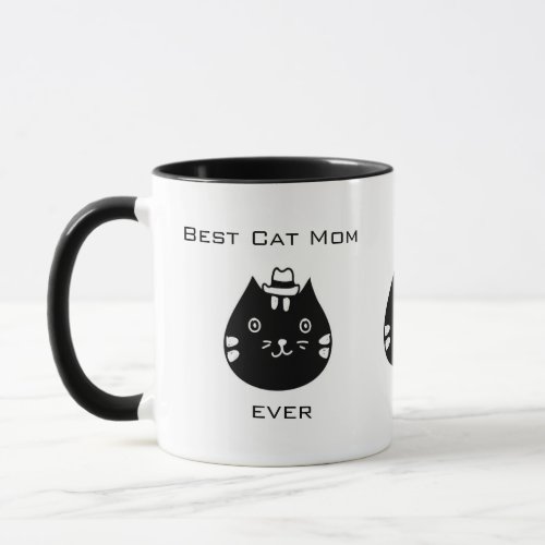Funny Cat Gifts Best Cat Mom Ever Rude Cat Lovers Mug