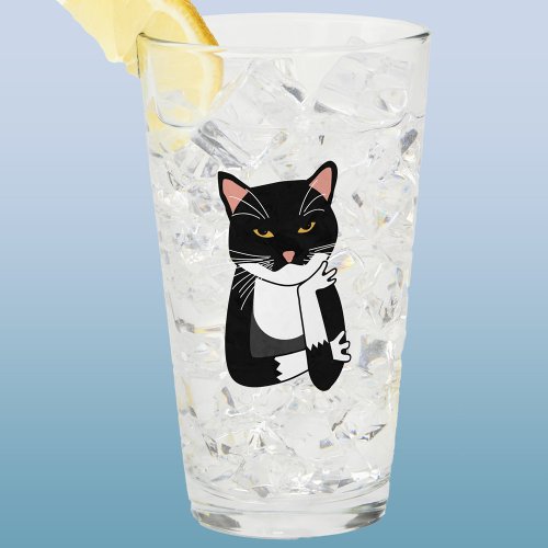 Funny Cat Glass