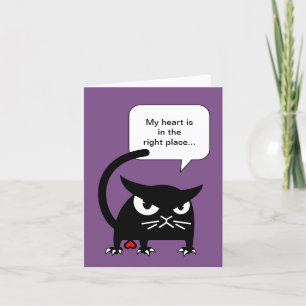 Funny Cat Greeting Cards Mr. Badd Gato Valentine