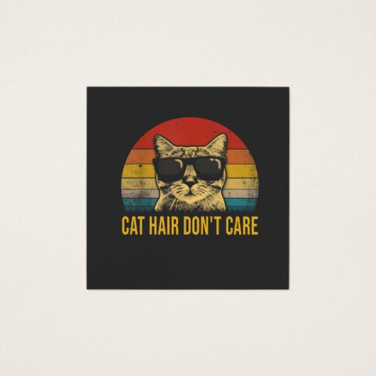 Funny Cat Hair Don't Care for Cat Lovers (Front)