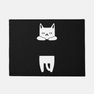 Funny Cat Hang In There Doormat