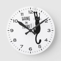 Funny Cat Hang in There Humorous