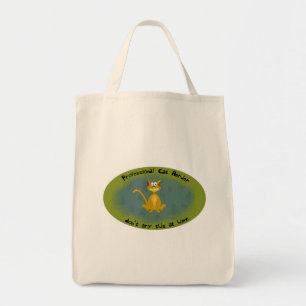 Funny Cat Herder Tote Bag